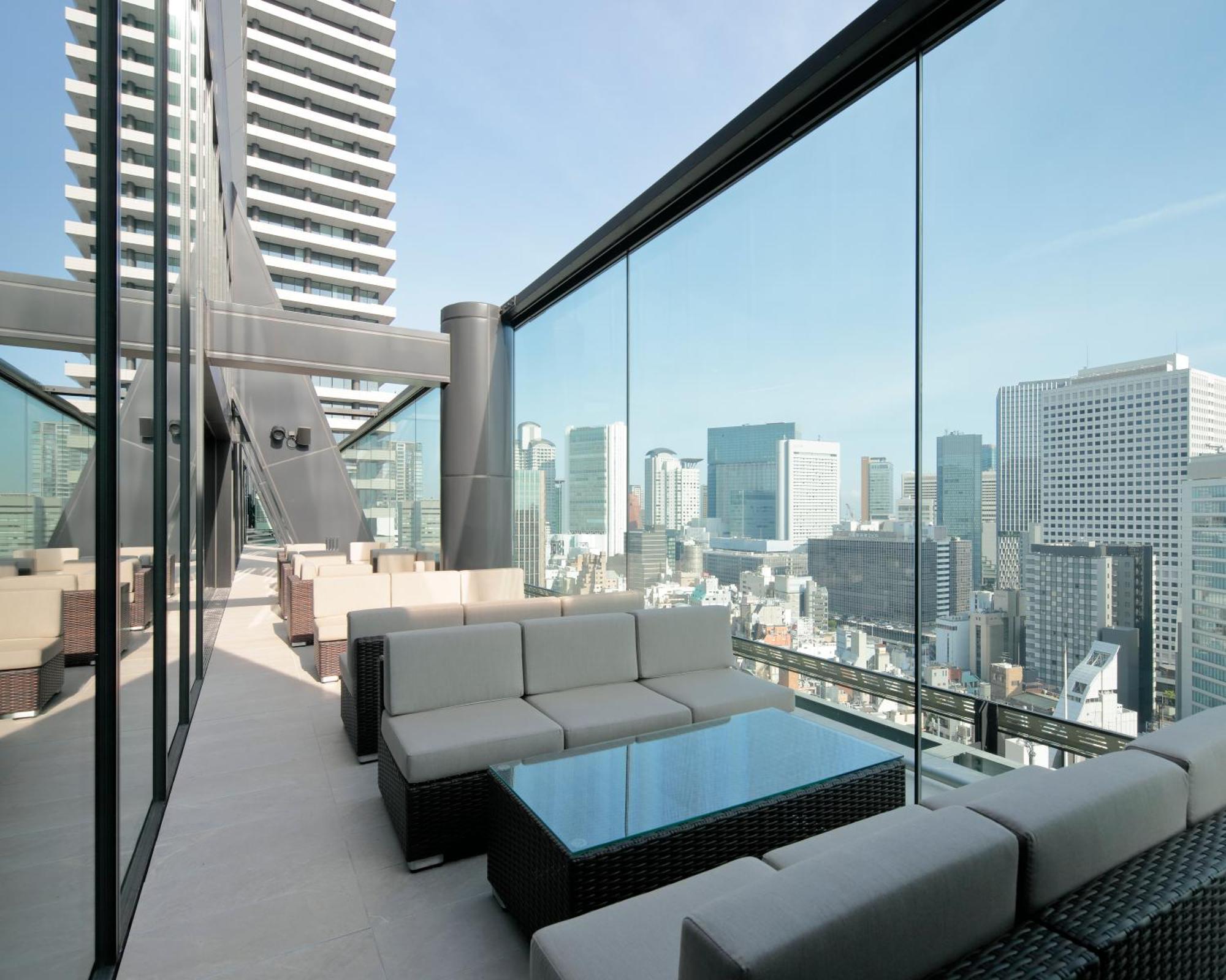 Candeo Hotels Osaka The Tower ภายนอก รูปภาพ Sky bar