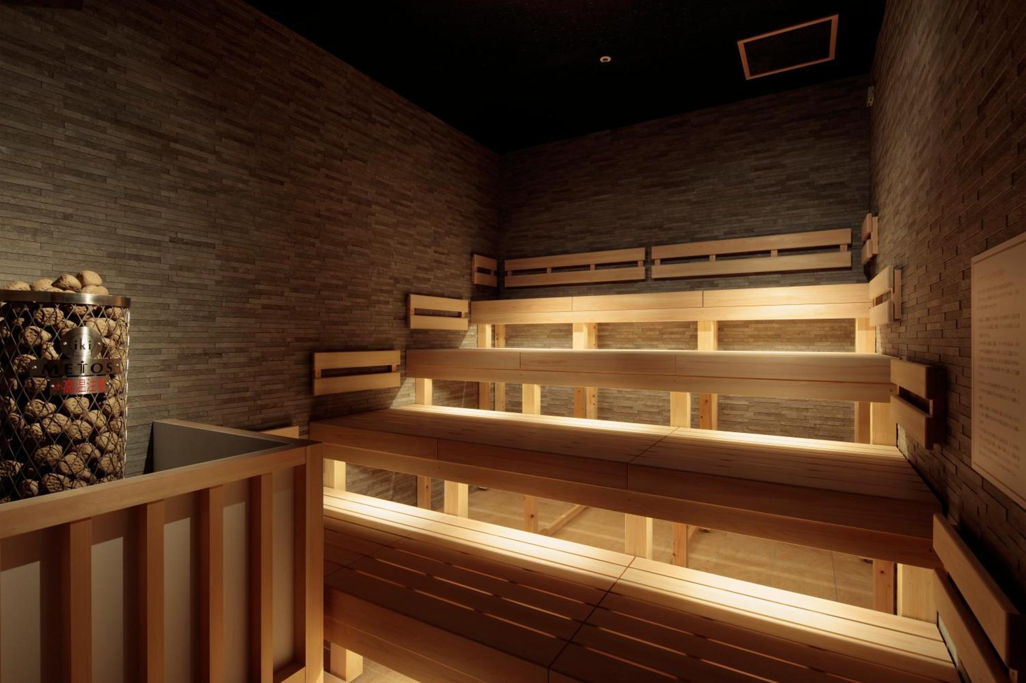 Candeo Hotels Osaka The Tower ภายนอก รูปภาพ The interior of the sauna
